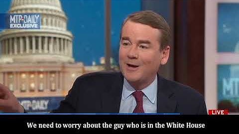 Michael Bennet - Meet the Press interview clip