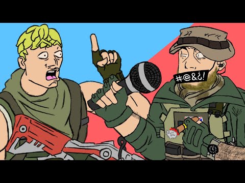 Fortnite vs Call of Duty | Animated Song & Rap Battle