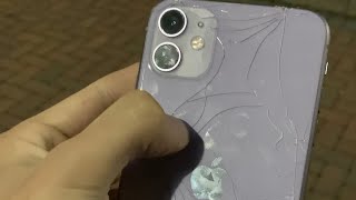 Purple iPhone 11 Drop Test