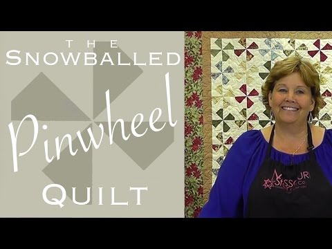 The Snowballed Pinwheel Quilt: Easy Quilting with Charm Packs!