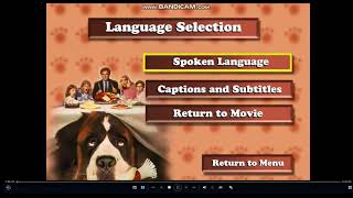 Disneys Beethoven Dvd Menu Walkthrough 2000