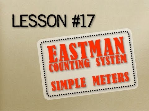 Eastman Counting System Chart