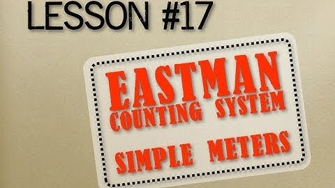 How to Read Music - Lesson 17 - Eastman Counting System Simple Meters