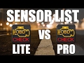 Torque LITE VS Torque PRO - SENSORS LIST