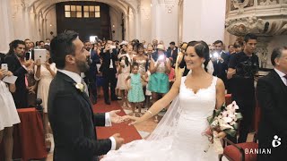 Video-Miniaturansicht von „Novio canta en el altar 'Estoy hecho de pedacitos de ti'“