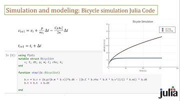 10 Bicycle Simulation in Julia | Simulation and Modeling in Urdu|Hindi