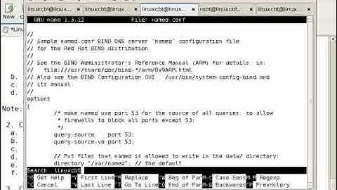 Redhat Enterprise linux 5 DNS (BIND Master)-Part3