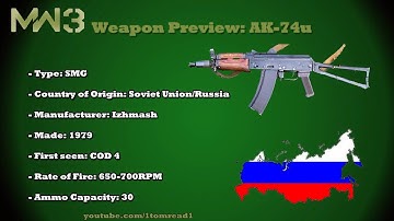 MW3 Guns - Ak-74u + Riot Shield! (MW3 Weapons previews) Part 11