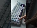 Obsessed with my mechanical keyboard #customkeyboard #keebs #keycaps