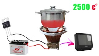 I Turn Tv Deflection into a induction stove for cooking by Rida Inventor 107,495 views 9 months ago 11 minutes, 22 seconds