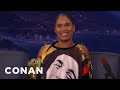 Joy Bryant Lost Her Virginity Across From Her Honorary Street Sign In The Bronx | CONAN on TBS