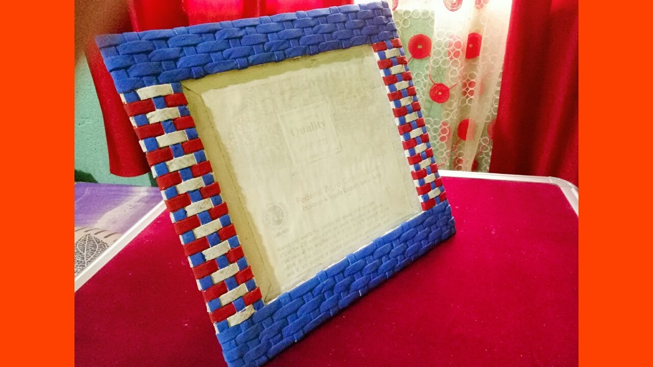 Newspaper PhotoFrame Tutorial | Cardboard Photo Frame | Best out of