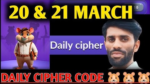 20 March Hamster Kombat Gamedev Heroes  Daily Cipher code 20March| Today CIPHER codes|cipher