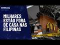 Mais de 32 mil ficam desalojados após terremoto nas Filipinas | InfoMoney News