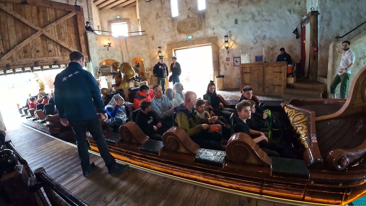 You Are Going To Be SUPER Wet💦💦💦 Atlantica SuperSplash, Europa Park 2024 (4K) (POV)