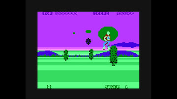 MiSTer (FPGA) Atari 800XL: Playing Space Harrier (Cart)