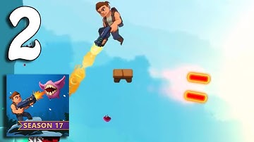 Mr Autofire - Gameplay Walkthrough Part 2 - Jump Over Death (Android, iOS)