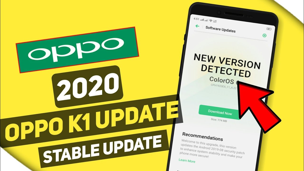 Oppo K1 Stable Update 2020 || Oppo K1 New Version Update Found