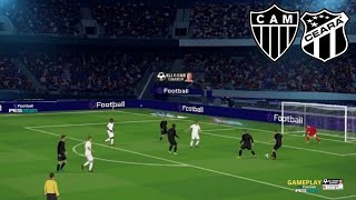 ATLÉTICO MG E CEARÁ SIMULAÇÃO GAMEPLAY PES21