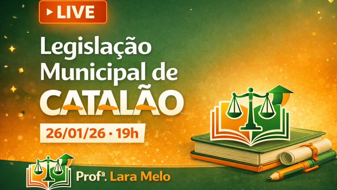 Legislação Municipal de Catalão/GO - Resolução de questões
