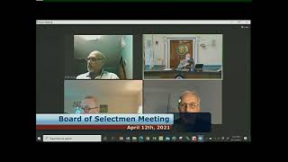 Selectmen Meeting 4 12 2021