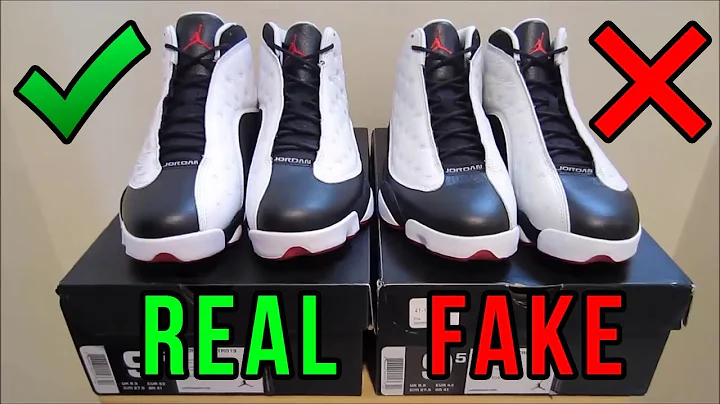 So sánh giày Jordan 13 He Got Game - Chính hãng và Fake