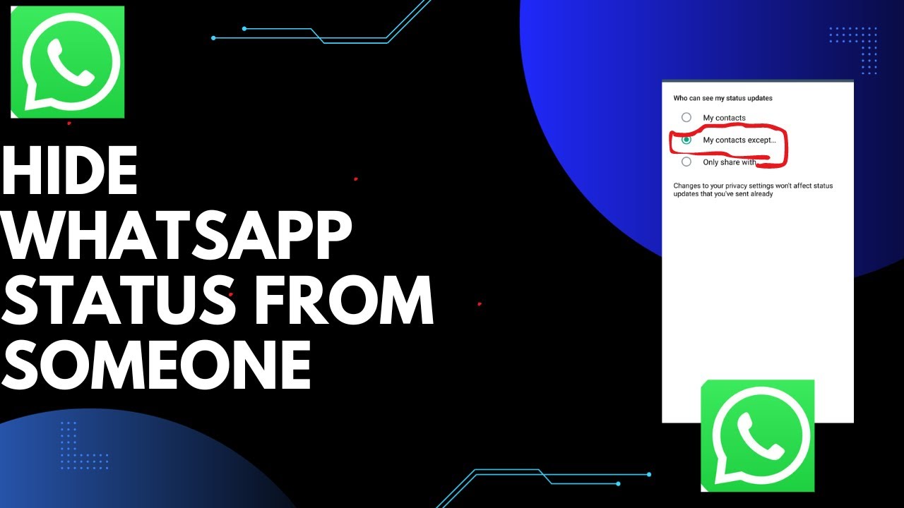 Protecting Your Privacy: How to Hide WhatsApp Status From Specific Contacts"
