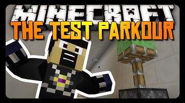 Minecraft: THE TEST PARKOUR! (Command Block Enhanced)