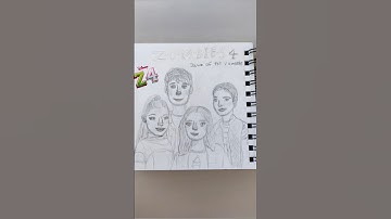 Drawing Zombies 4!!🧟🧛🤩🎶 #disney #zombies4 #music #zombie #vampire @Disney@DisneyZOMBIES