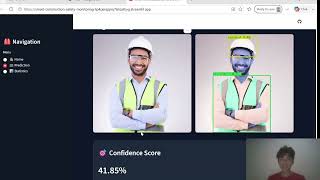 DEMO APLIKASI BERBASIS WEB SMART CONSTRUCTION SAFETY MONITORING SYSTEM USING YOLOV8