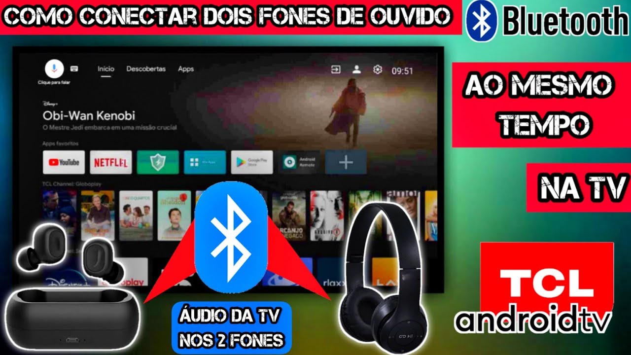 Como conectar dois fones bluetooth ao mesmo tempo na tv tcl android