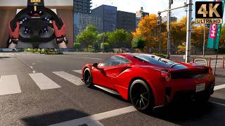 Ferrari 488 Pista - Forza Horizon 6 | Simagic Alpha EVO Sport Steering Wheel Gameplay