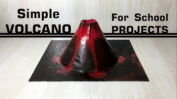 How to make | Volcano | Jwalamukhi | School | Science  | Project |