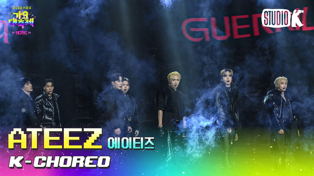 [K-Choreo 8K] 에이티즈 직캠 'Guerrilla' (ATEEZ Choreography) l @가요대축제 221216