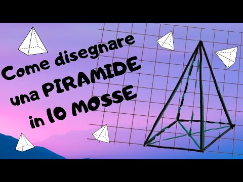 Video: Come Disegnare Una Piramide