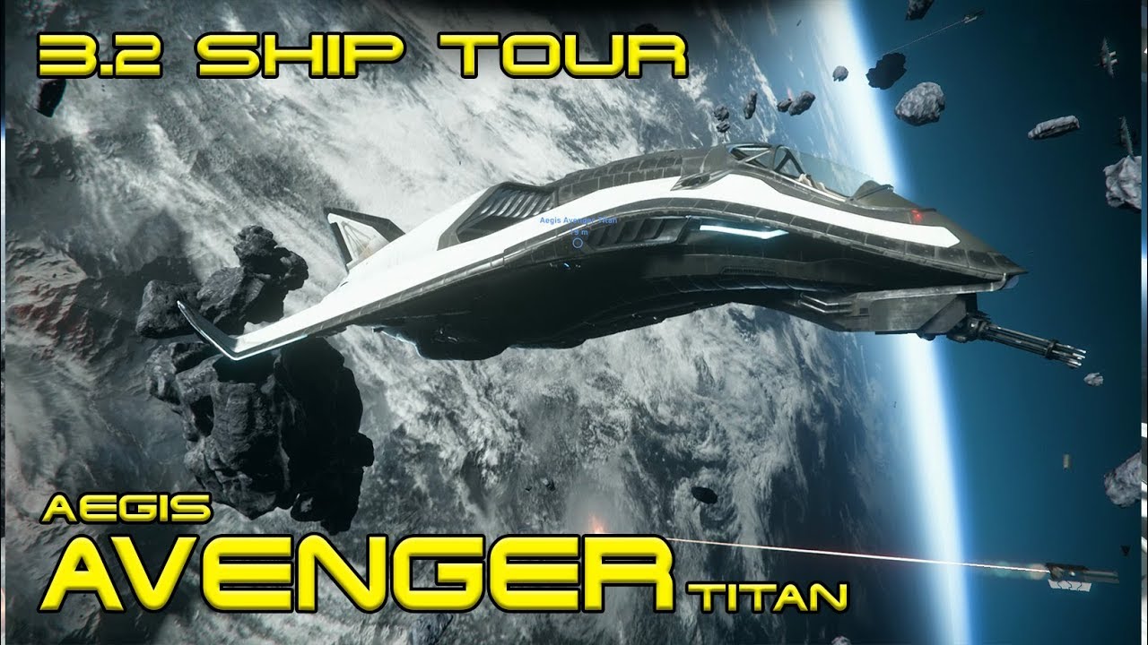 Star Citizen  | Aegis Avenger Titan | Tour - YouTube