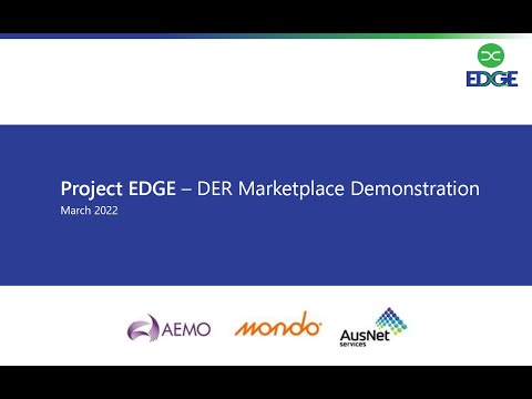 G-PST/ESIG Webinar Series: Project EDGE / DER Marketplace Demonstration