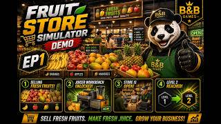 🍎 Fruit Store Simulator Demo | EP1 - Fresh Fruits, Fresh Juice & Level 2! screenshot 3