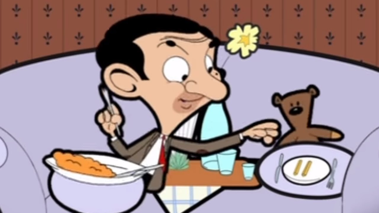 Sofa dinner with Teddy | Mr. Bean Official Cartoon - YouTube