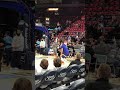 Stephen Curry’s pre-game warmup shots