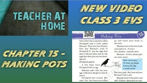 NCERT Class 3 EVS Chapter 15 MAKING POTS