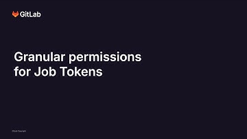 Fine-grained permissions for CI/CD (Job Tokens)
