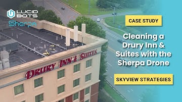 Cleaning a Hotel with Sherpa Drone
