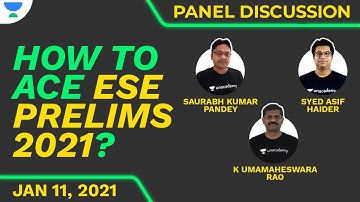 How to Ace ESE Prelims 2021? | GS & Math Preparation Strategy | SK Pandey | KU Rao | SA Haider
