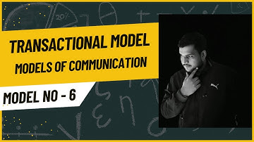 TRANSACTIONAL MODEL OF COMMUNICATION BY ANSHUMAN SINGH | MODEL OF COMMUNICATION | UGC NET 2025