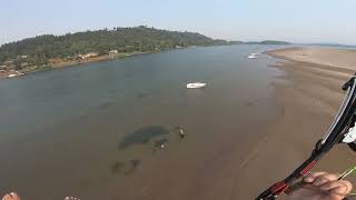 Flying a paramotor in Oregon..