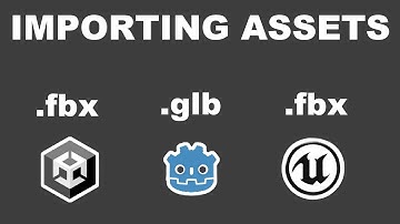 Same Game : Importing Game assets in Unity , Godot and Unreal