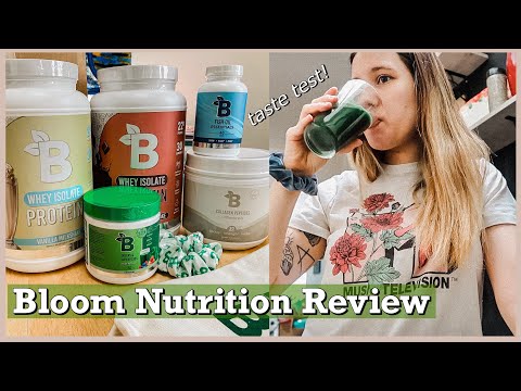 Bloom Nutrition Whey Protein Powder Fall Flavors