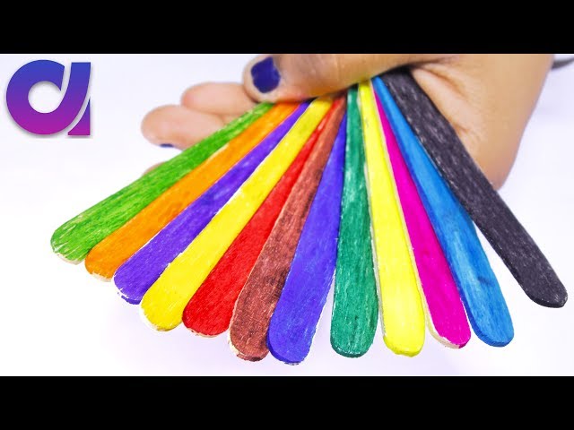 10PCS Acrylic Ice Cream Sticks Popsicle sticks DIY Kid Handwork Art Craft  St_bi