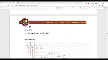 SEVEN-SEGMENT DISPLAY DECODER CIRCUIT:PROJECT 1 LOGIC CIRCUITS AND SWITCHING THEORY LAB
